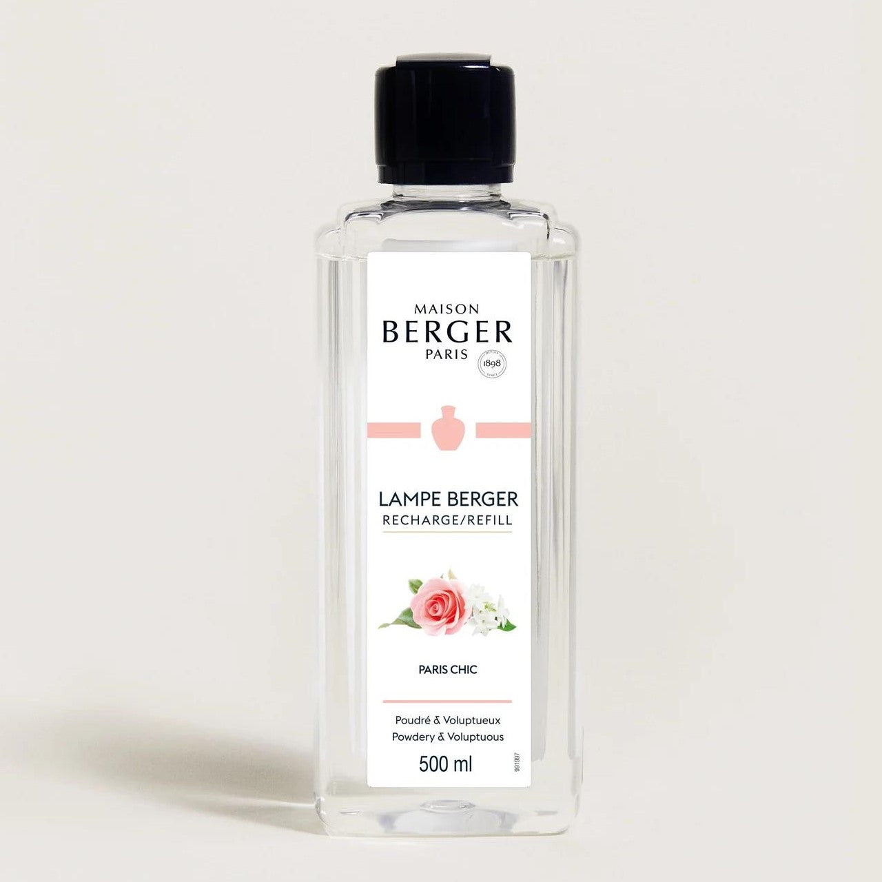 Maison Berger Paris refill bottle, 500ml, floral label.