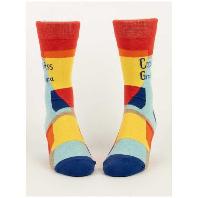 Picture of Men's Crew Socks - "Cool Ass Grandpa"