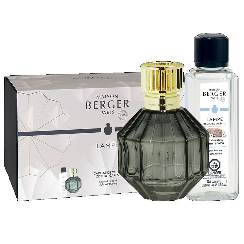 Picture of Facette Black Fragrance Lamp Gift Set w/ Cotton Caress