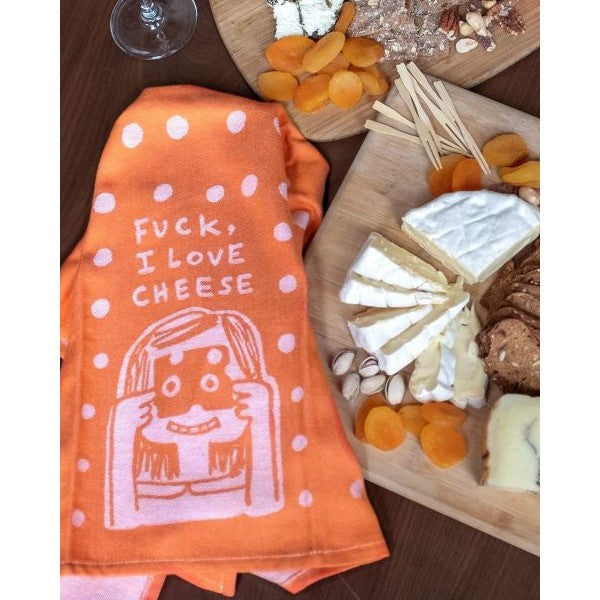 Picture of "I Love Cheese" Woven Dish Towel