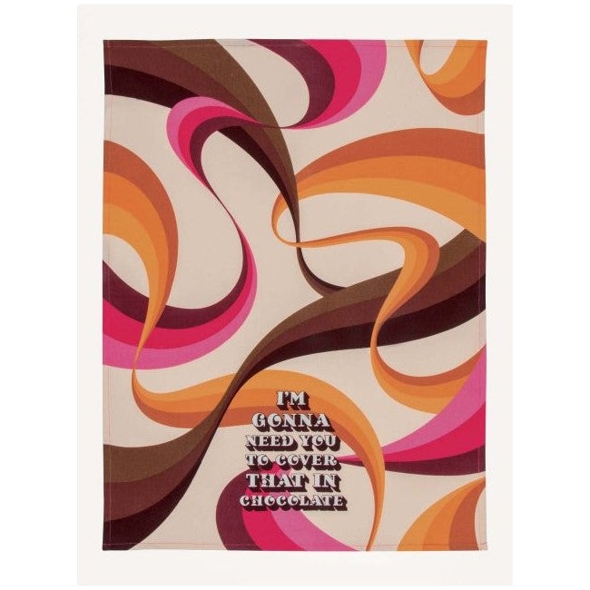Picture of "Cover in Chocolate" Dish Towel