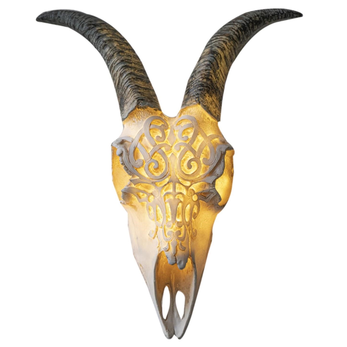 Picture of Lighted Goat Skull