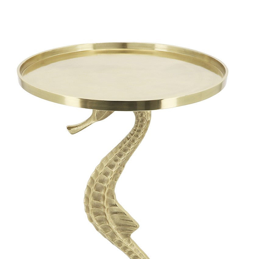 Picture of Seahorse Side Table, Gold