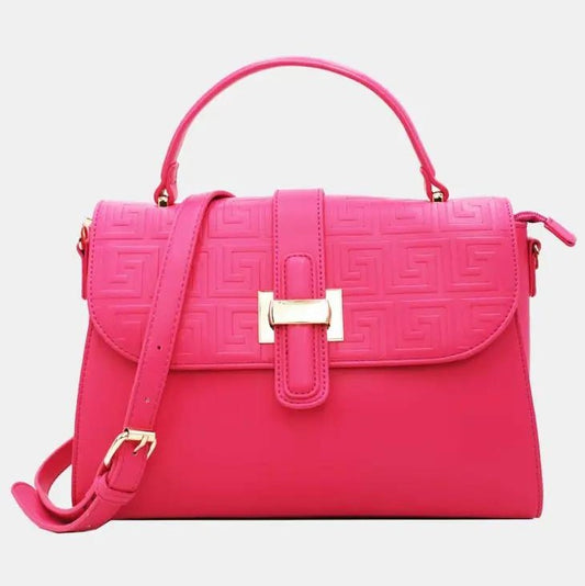 Picture of Langette Clasp Handbag Pink
