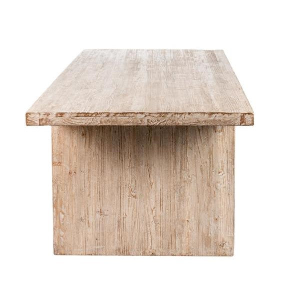 Picture of Canal 94" Dining Table Aged White Reclaimed Pine