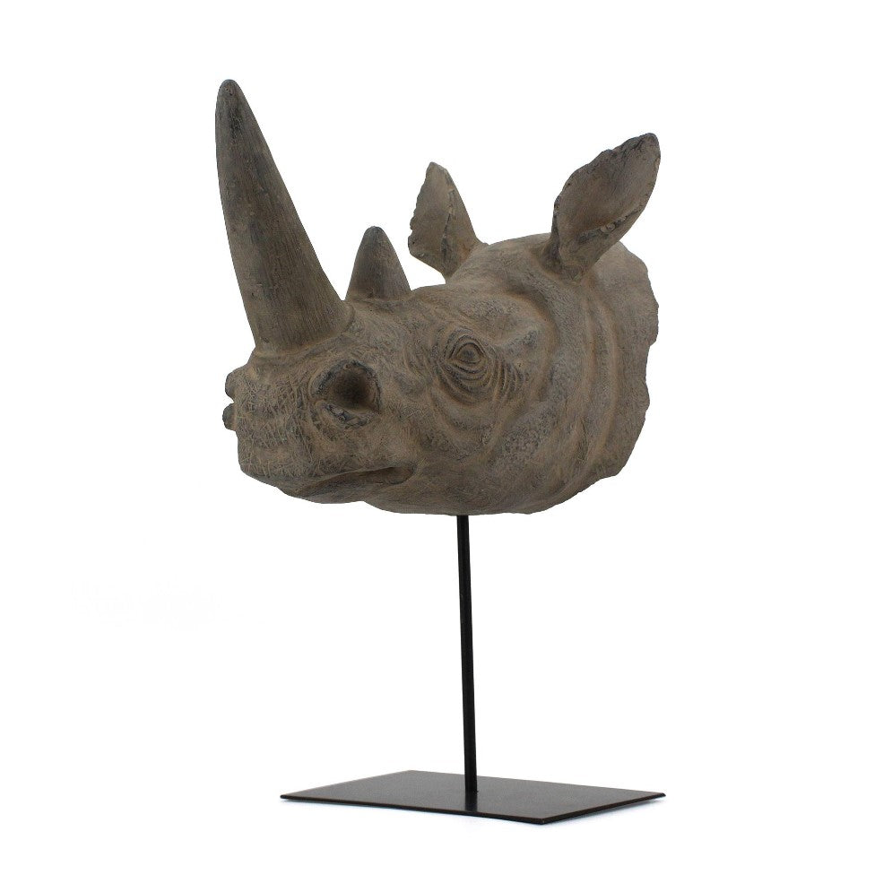 Picture of Rhino Head Sculpture