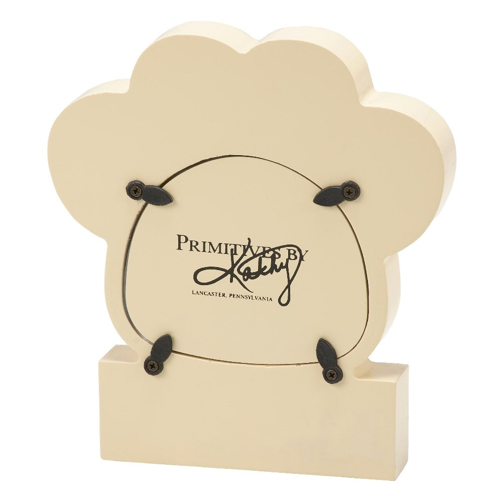 Cloud-shaped frame back with "Primitives by Kathy" text.