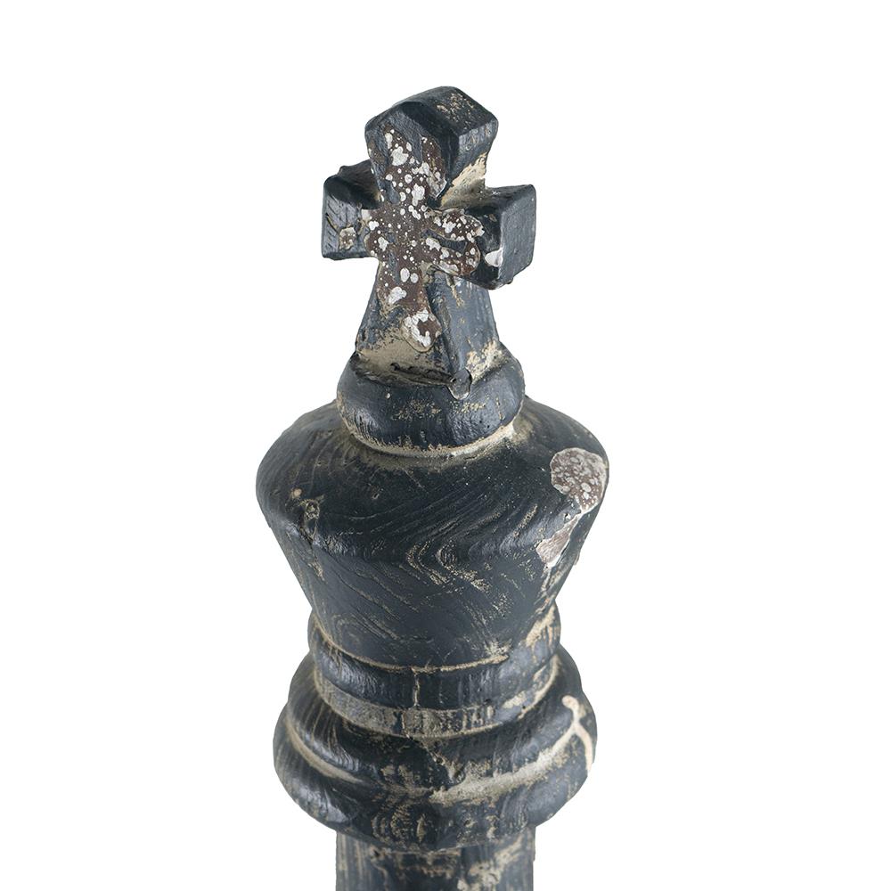 Picture of King Chess Piece Decor Black