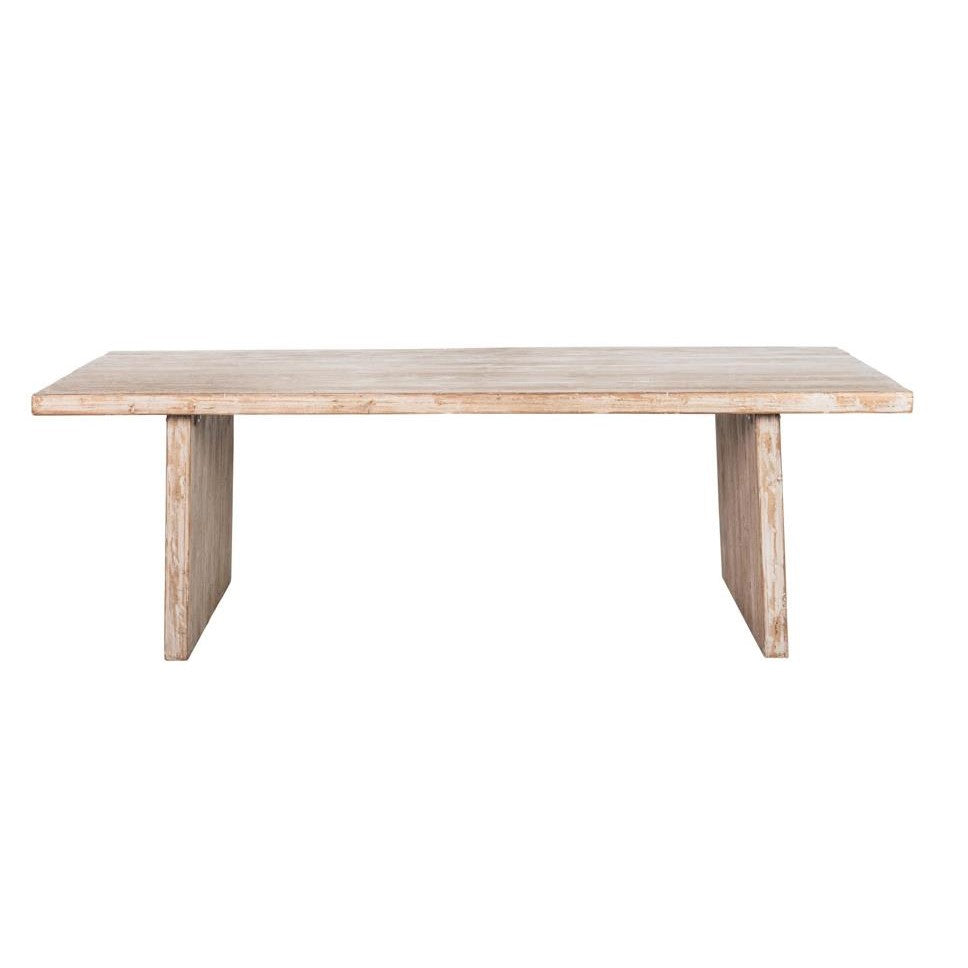 Picture of Canal 94" Dining Table Aged White Reclaimed Pine