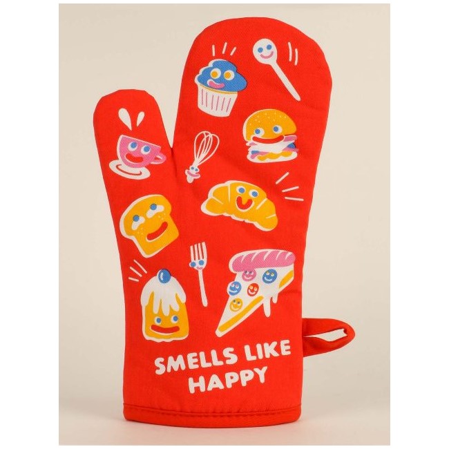 Picture of "Smells Like Happy" Oven Mitt