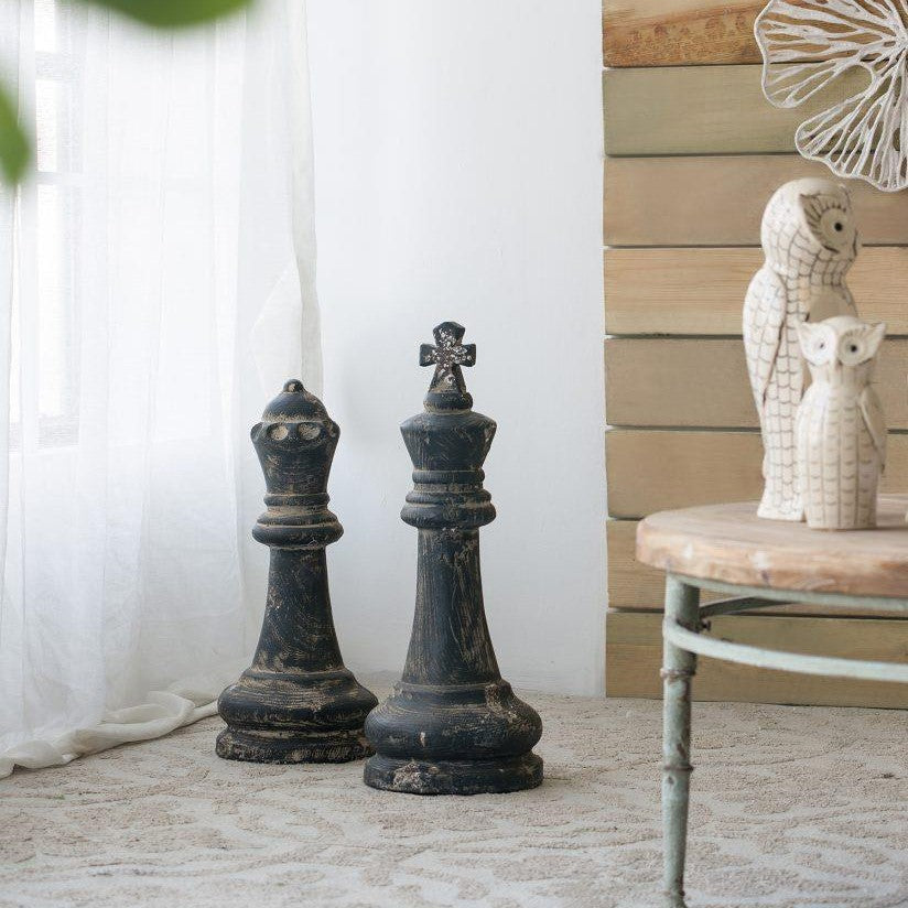 Picture of King Chess Piece Decor Black
