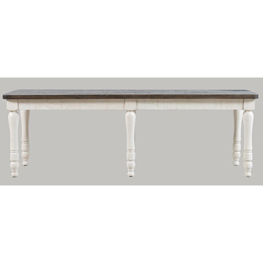 Picture of Madden White Dining Bench 54"