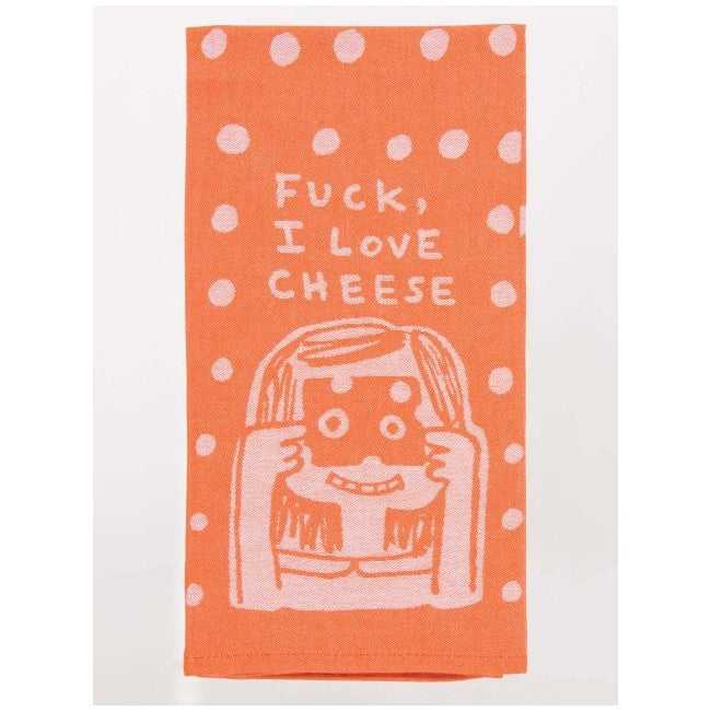 Picture of "I Love Cheese" Woven Dish Towel