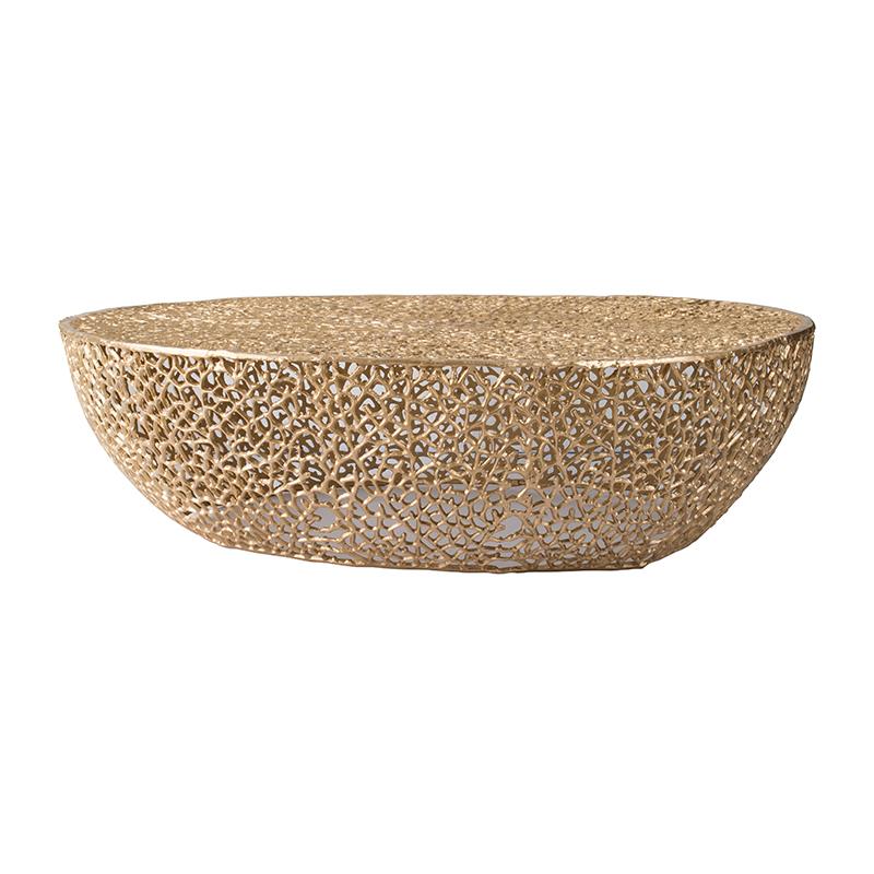 Picture of Cellular Gold Coffee Table