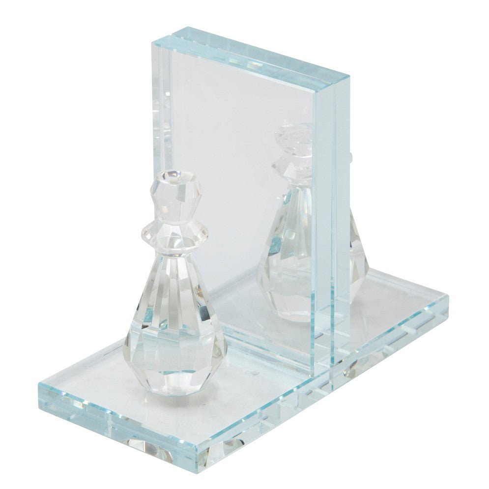 Picture of Crystal Chess Piece Bookends