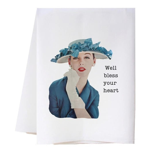Picture of Well Bless Your Heart Flour Sack Towel