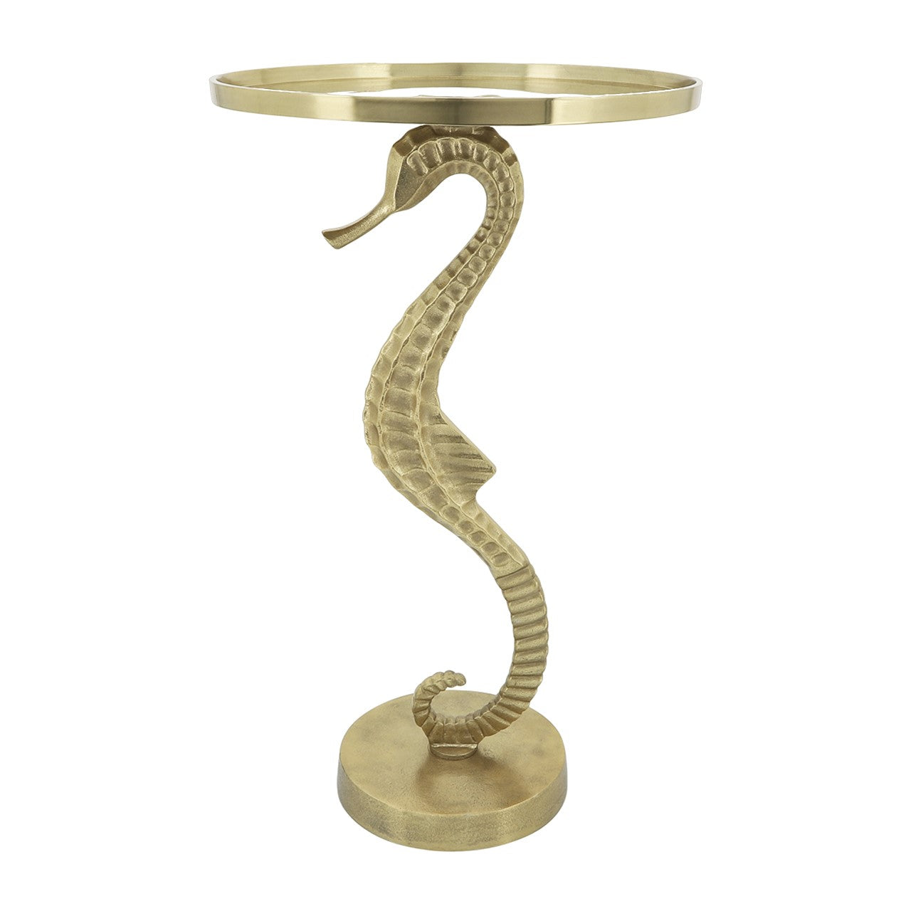 Picture of Seahorse Side Table, Gold