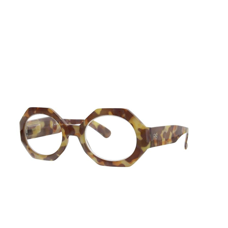 Picture of Geo Oval Orange Tortoise