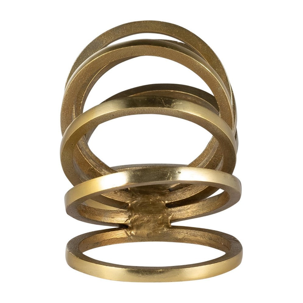 Picture of Slinky Sculpture Decor Gold