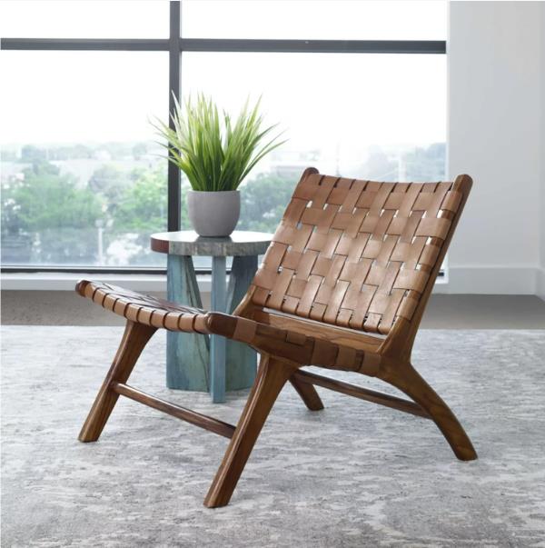Picture of Lark Chair Brown Leather