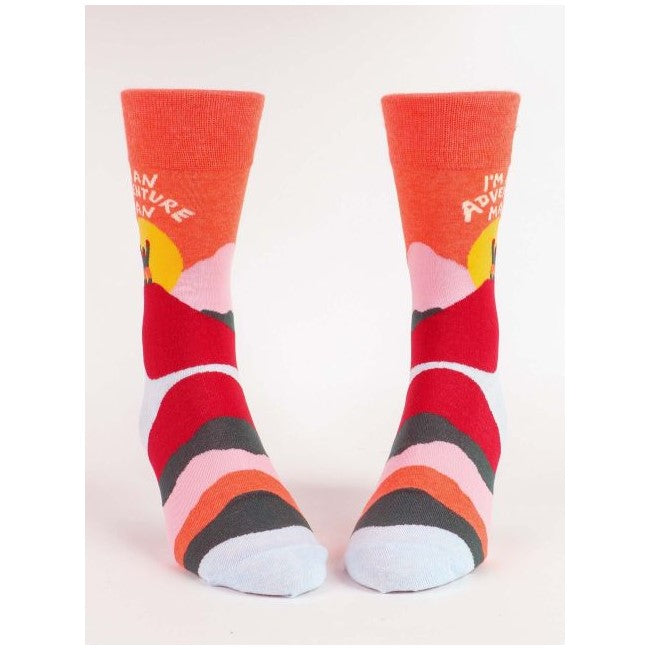 Picture of Men's Crew Socks - "Adventure Man"