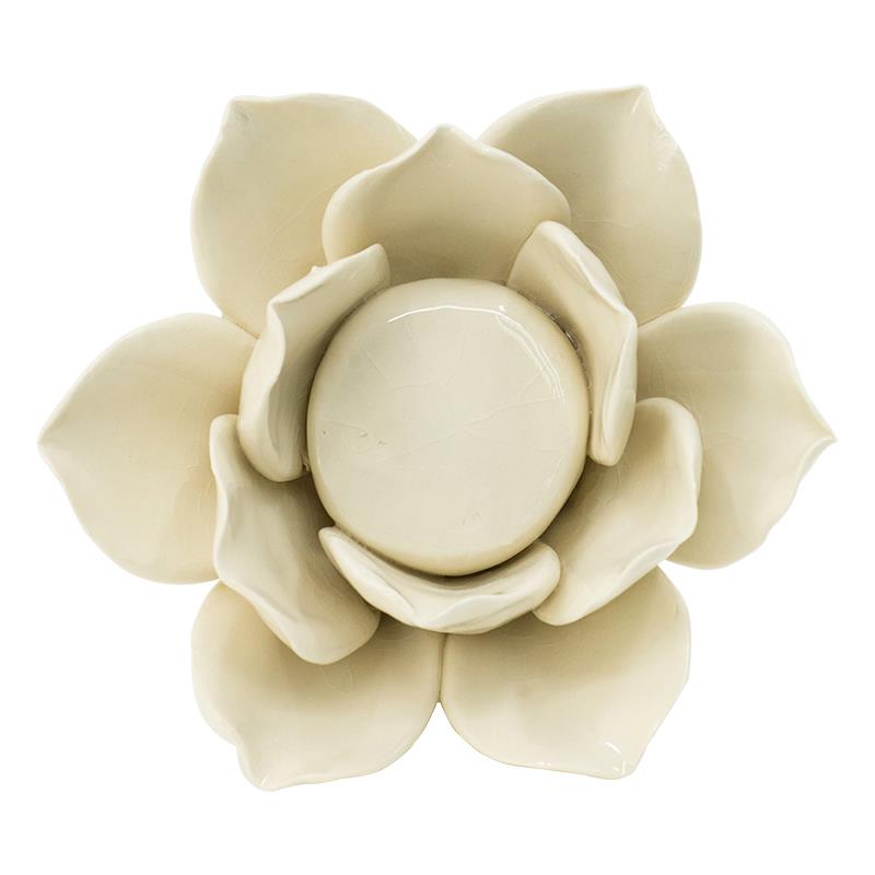 Picture of Lotus Tealight Holder White