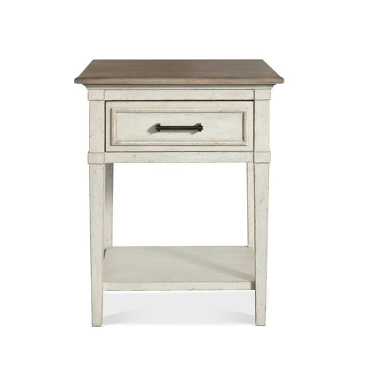 Picture of Bella Wood Top Bedside Table