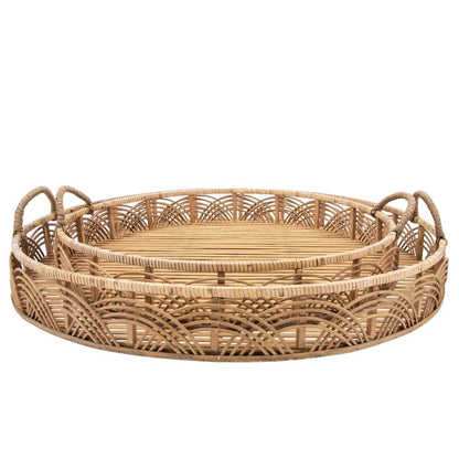 Picture of Bamboo Round Tray, Small