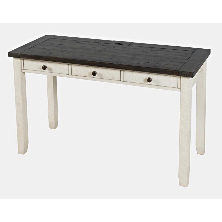 Picture of Madden White Desk Powered