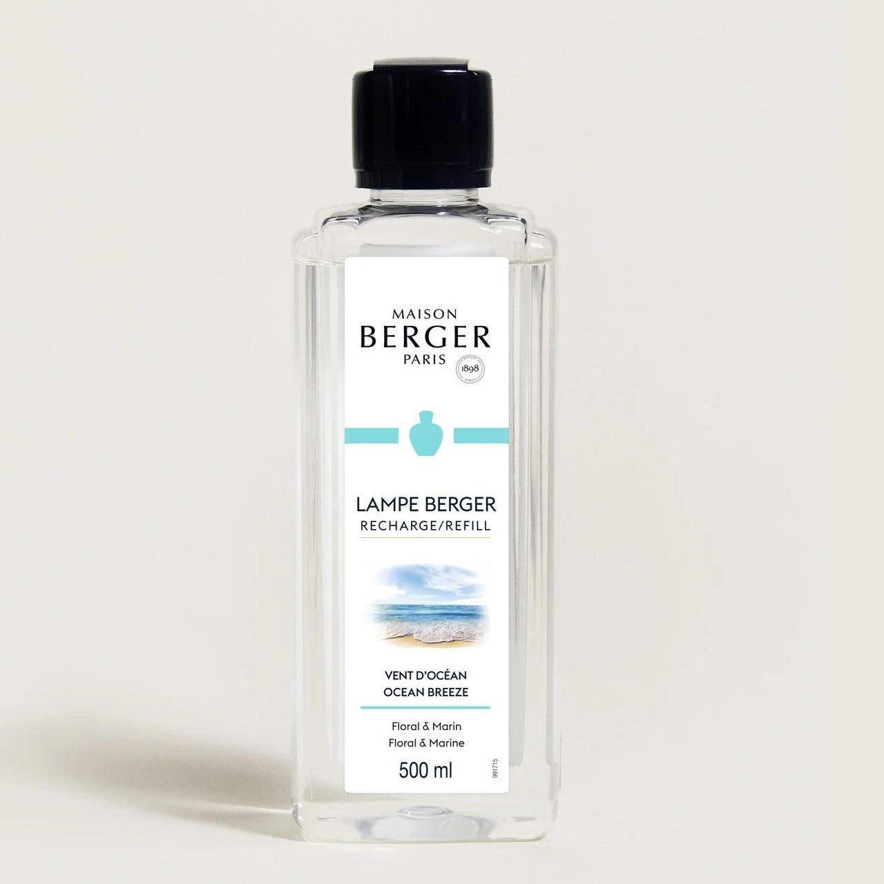 Maison Berger Ocean Breeze refill bottle, 500 ml.