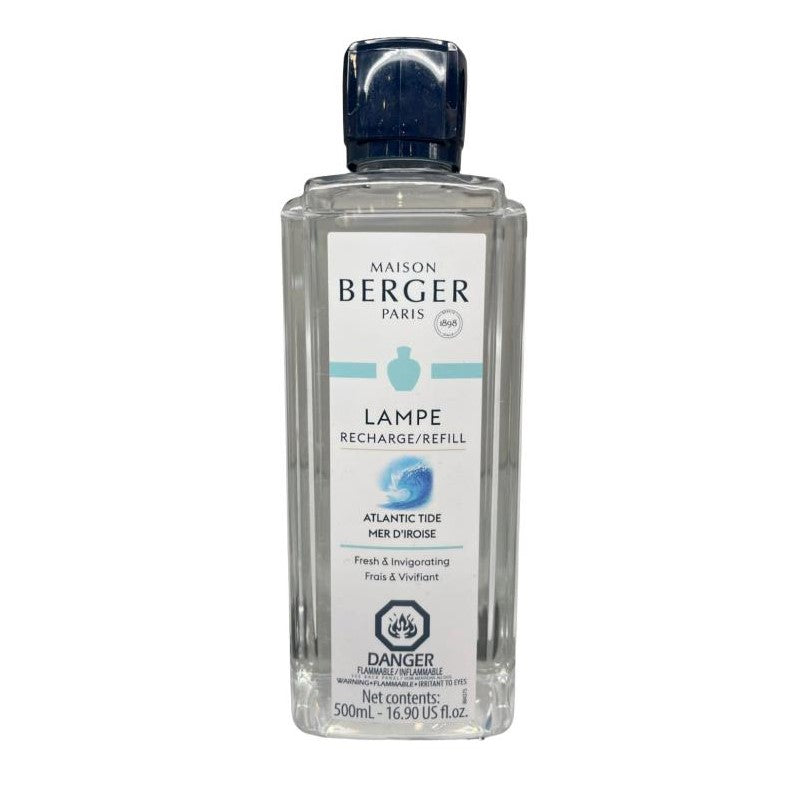 Maison Berger lamp refill, "Atlantic Tide," fresh scent, 500ml bottle.