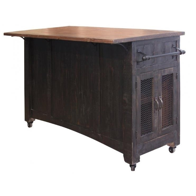 Picture of Poblano Kitchen Island 59" Black