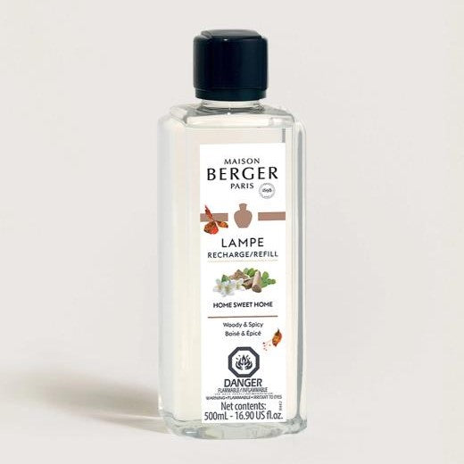Maison Berger lamp refill bottle, "Home Sweet Home" scent, 500ml.