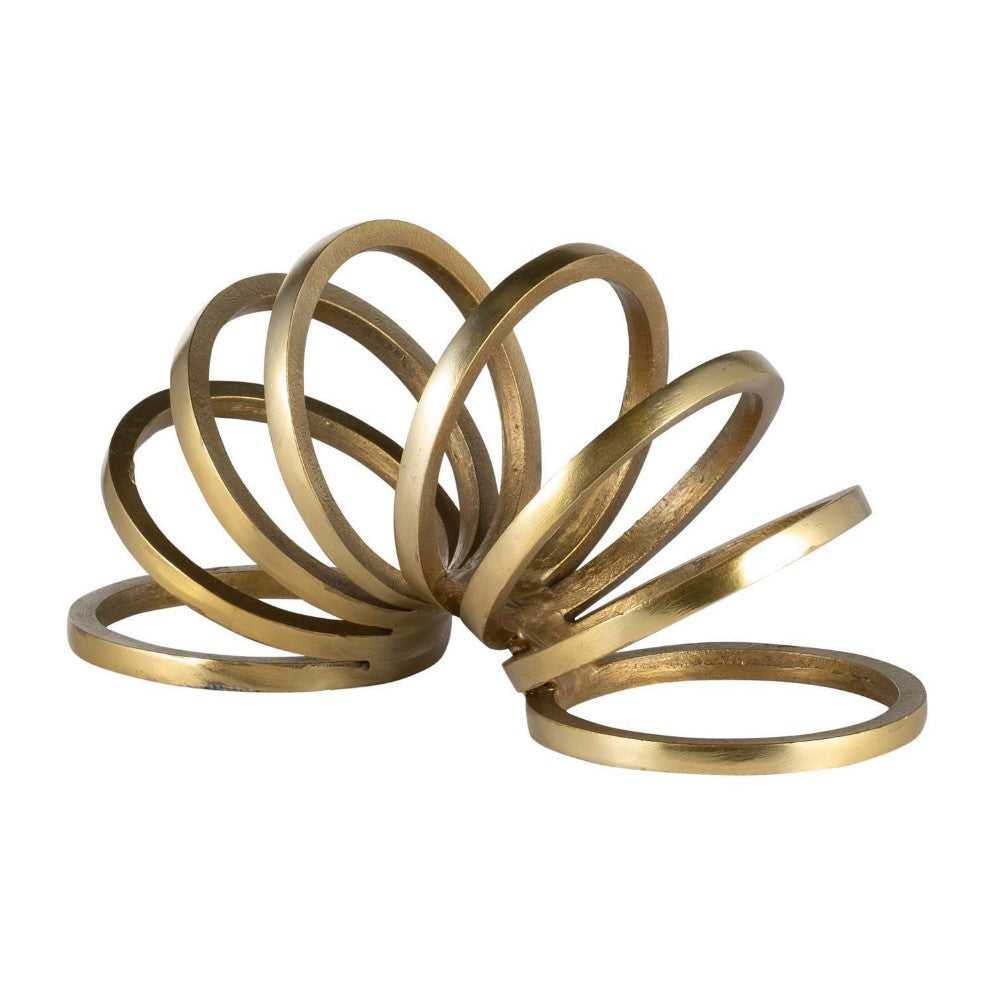 Picture of Slinky Sculpture Decor Gold