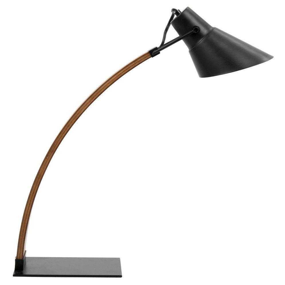 Picture of Norman Table Lamp Walnut and Black