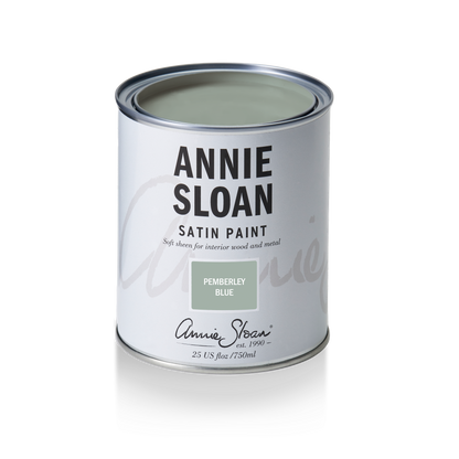 Annie Sloan Satin Paint Pemberley Blue, 750 ml Tin