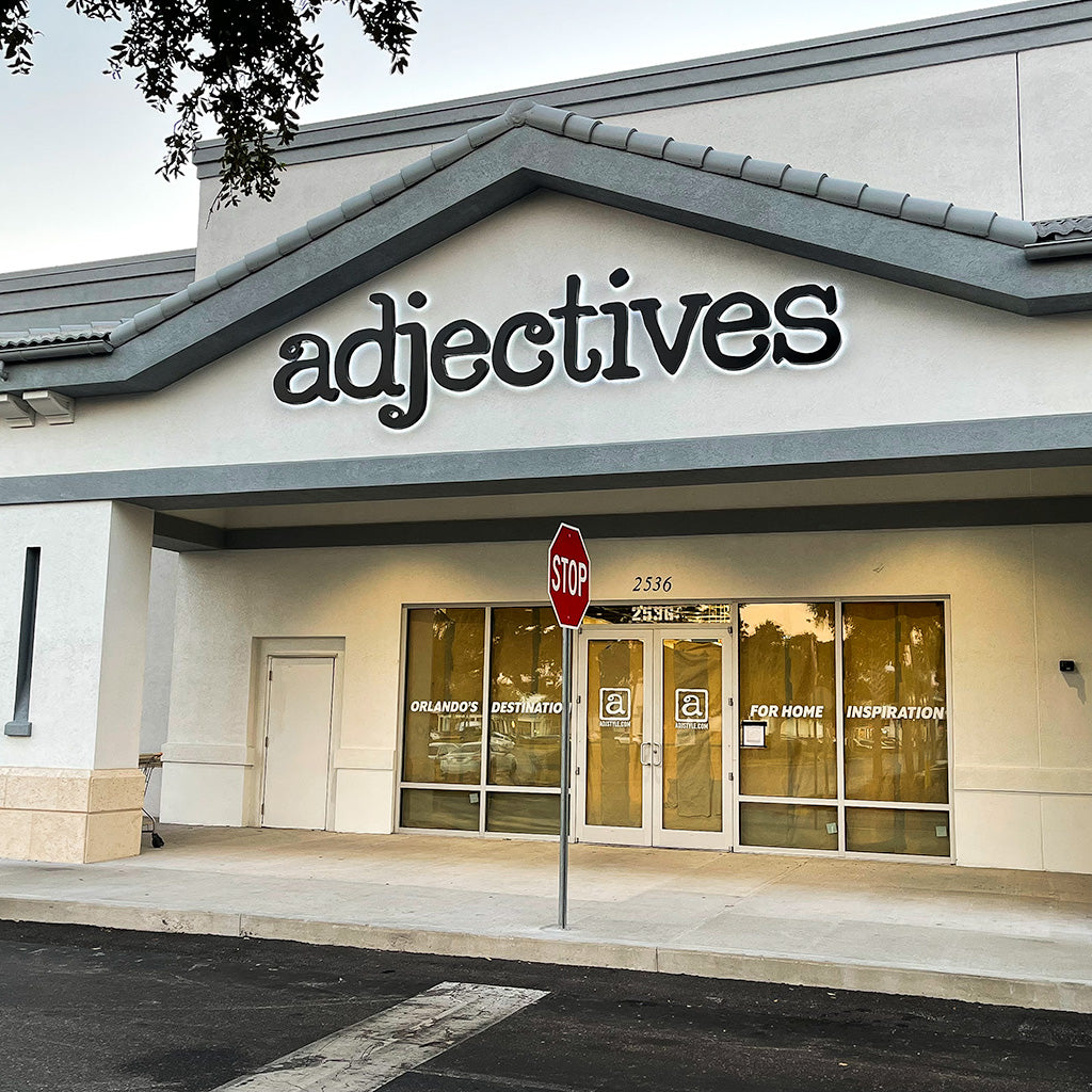 The front of Adjectives Market Colonial in Orlando, Florida.
