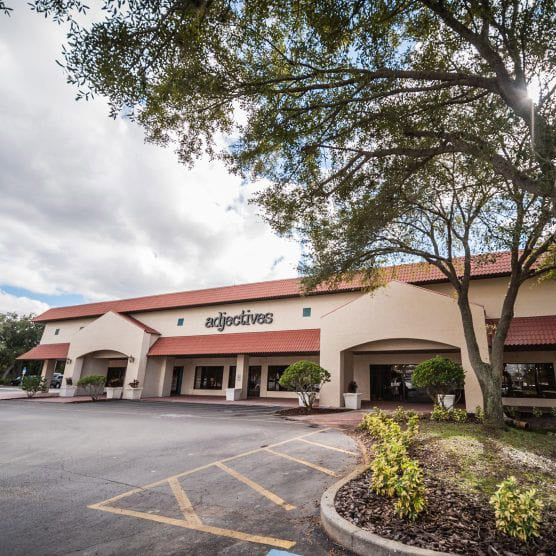 The front of Adjectives Market Altamonte in Altamonte Springs, Florida.