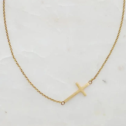 Picture of Side Cross Necklace