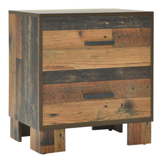 Picture of Sidney 2-drawer Nightstand Rustic Pine