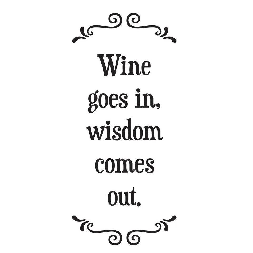 Picture of Wine Wisdom Tea Towel