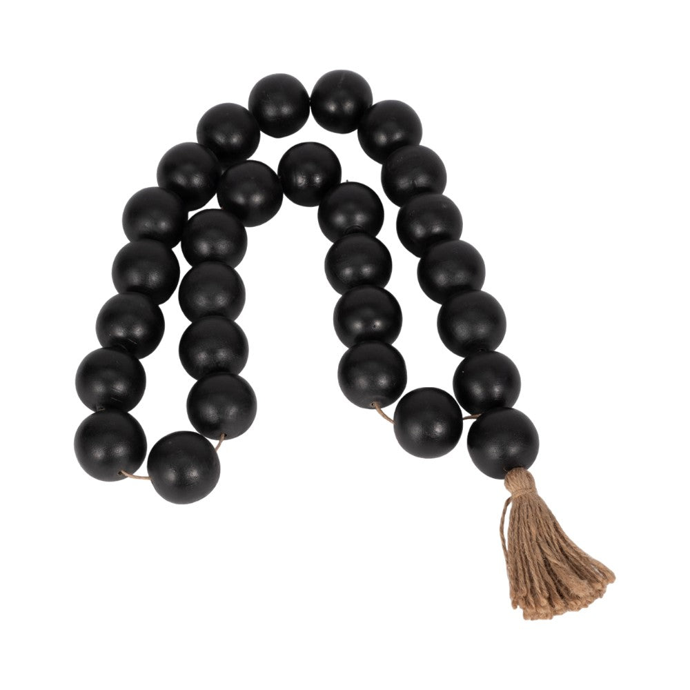 Picture of Black Beaded 32" Garland with Tassel