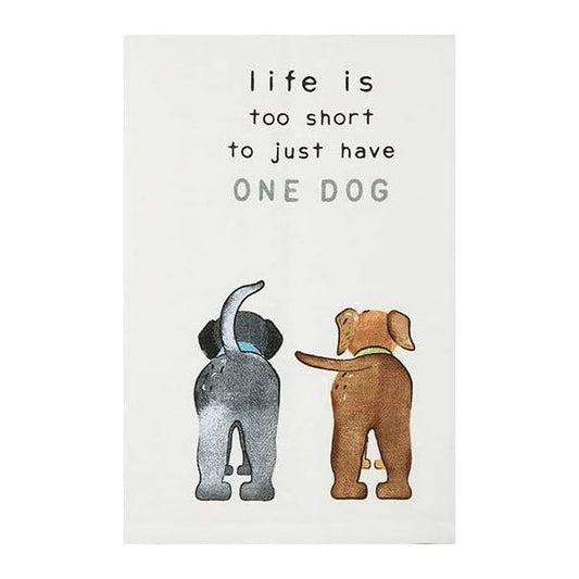 Picture of Life Is Too Short Dog Towel