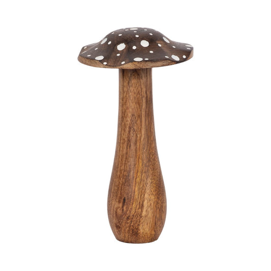 Picture of Brown Mushroom with Dots, Medium