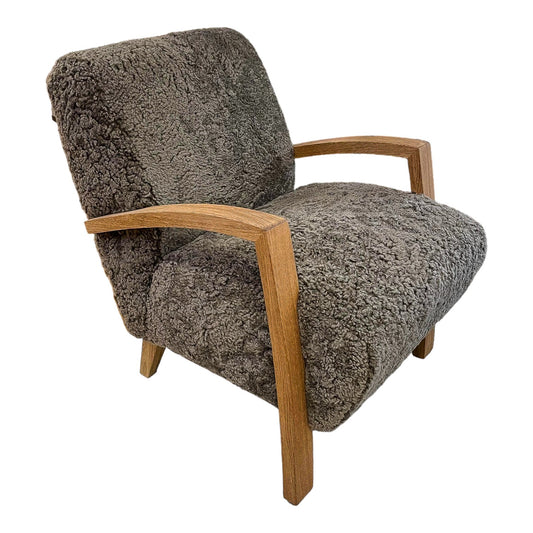 Picture of Vino Lambswool Chair Med Brown
