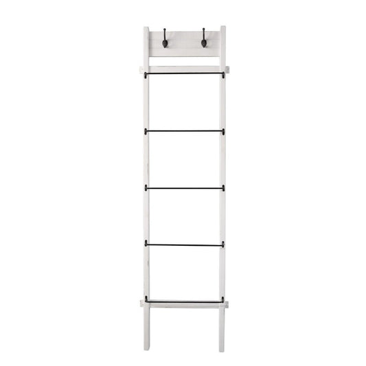 Picture of 76" Ladder w/ Hooks White