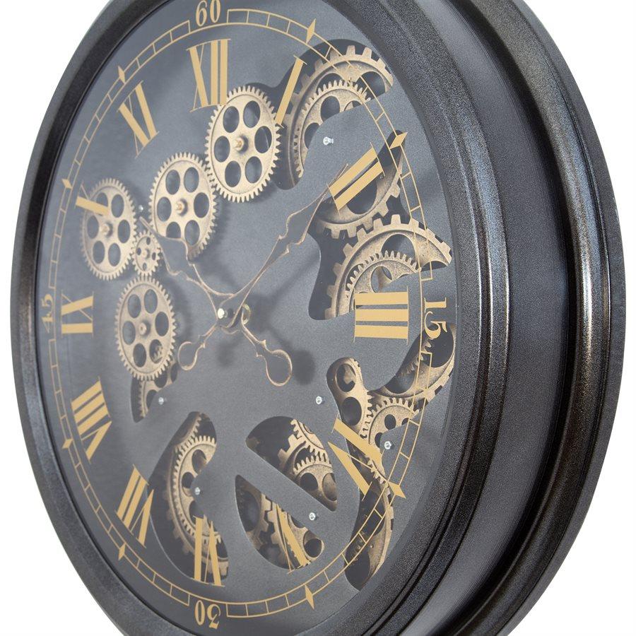 Picture of Paris Gold and Black Gears Wall Clock