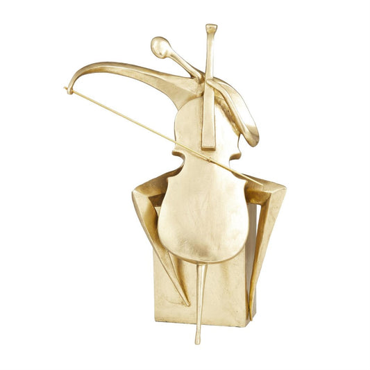 Picture of Gold Cellist Sculpture