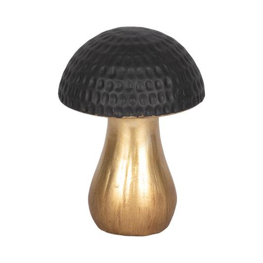 Picture of Hammered Black and Gold Mushroom, Small