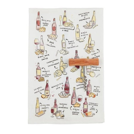 Picture of Wine Repeat Towel and Utensil Set